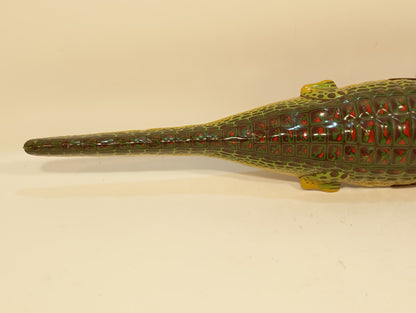 Technofix Krokodil 208M mit afrikanischer Figur (74223)