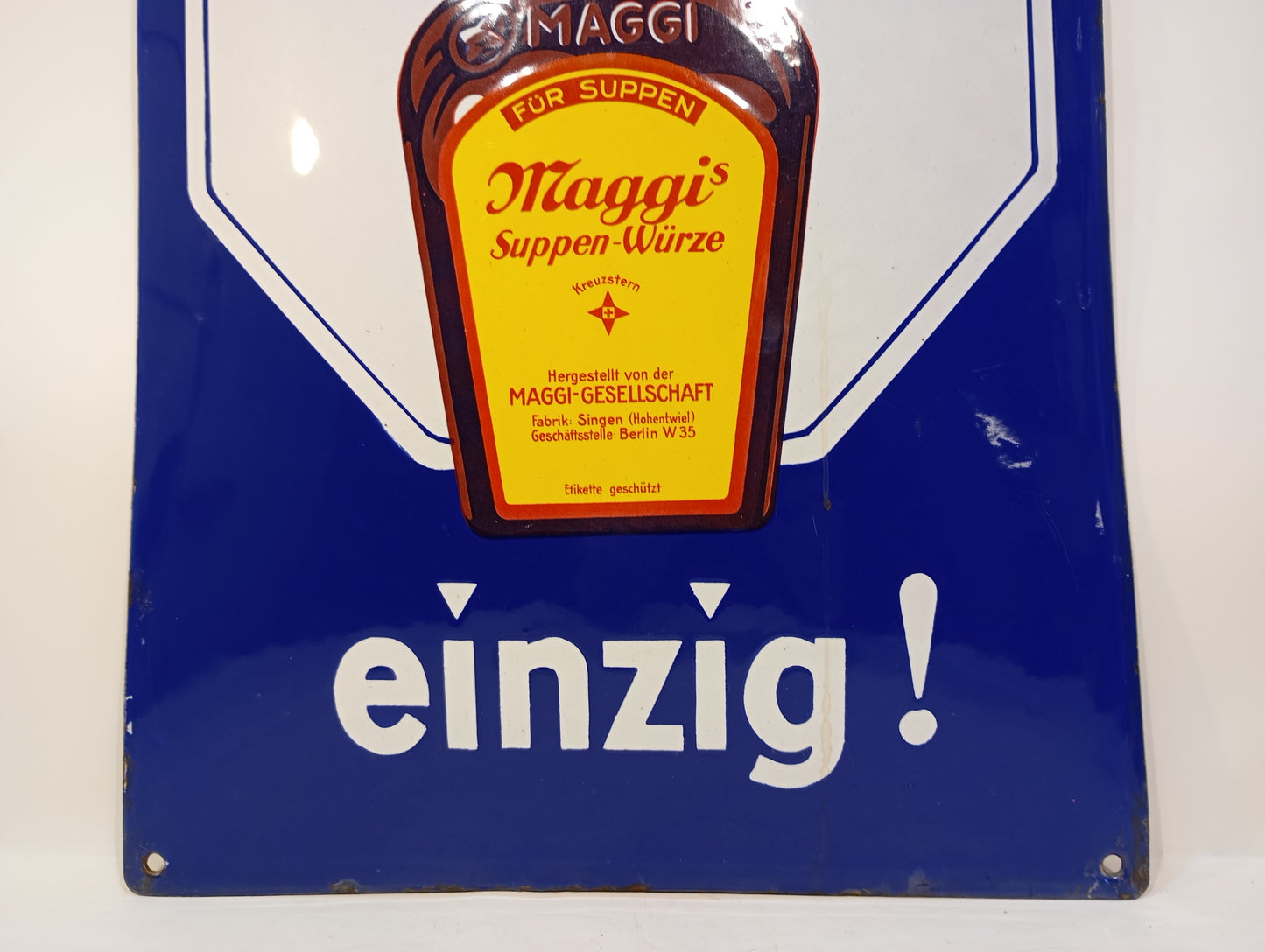 Emailschild Maggis Würze