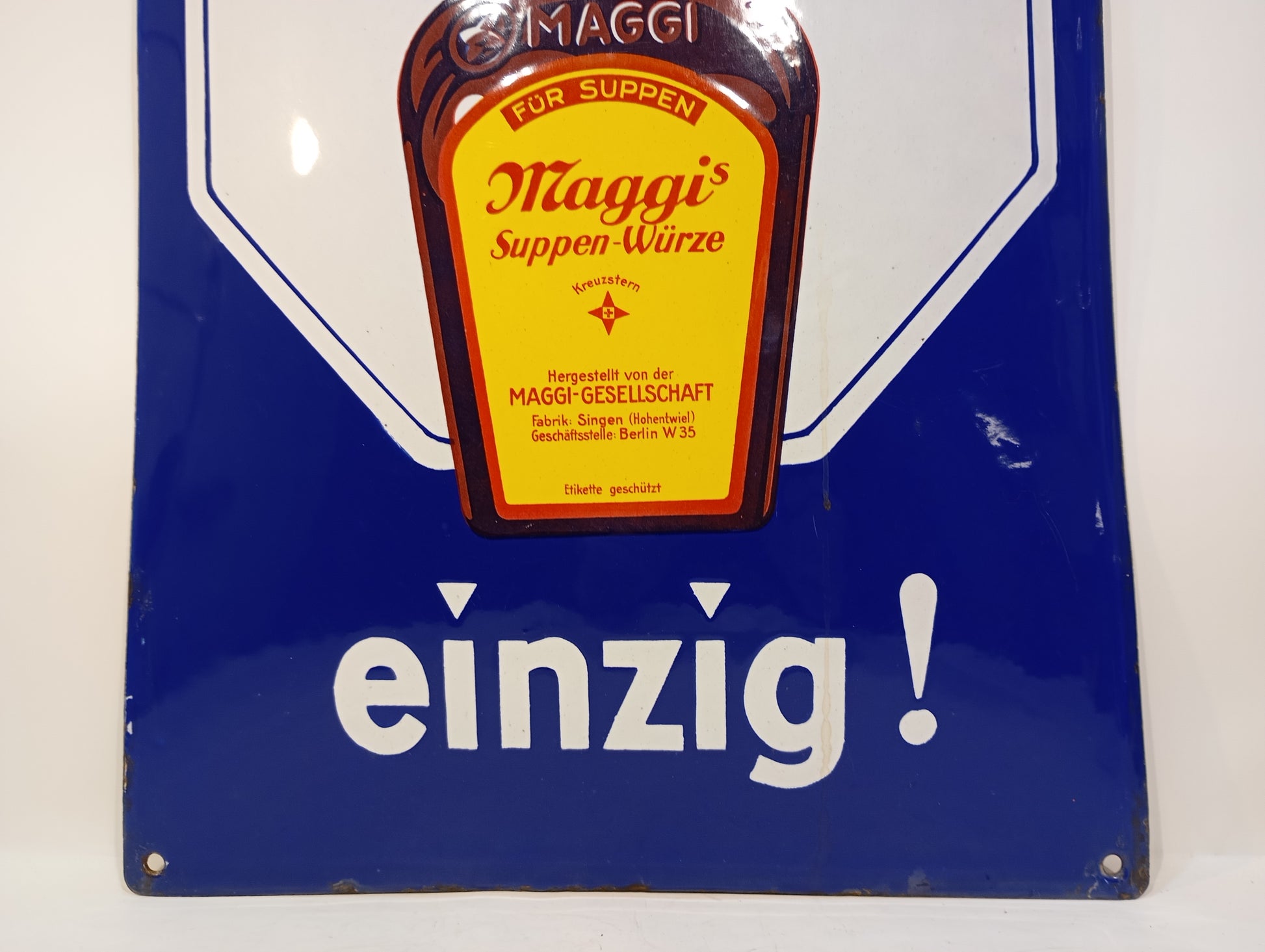 Emailschild Maggis Würze