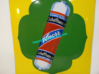 Knorr Suppen Emailschild