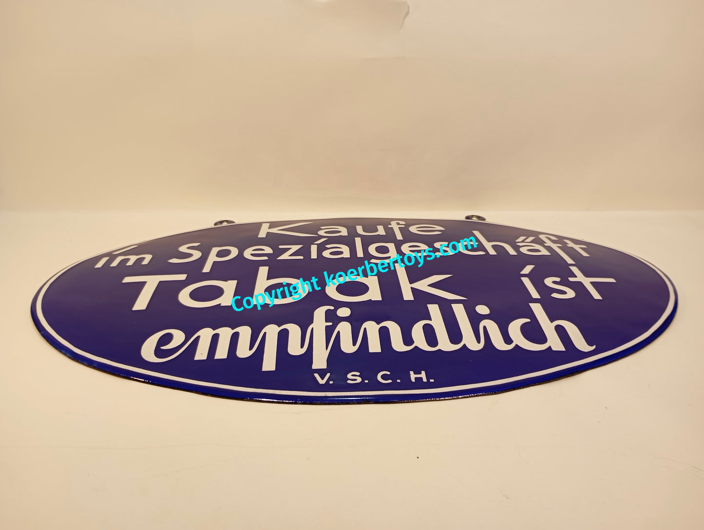 Tabak Emailschild Spezial Geschäft