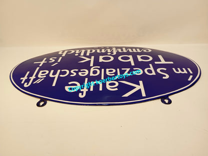 Tabak Emailschild Spezial Geschäft