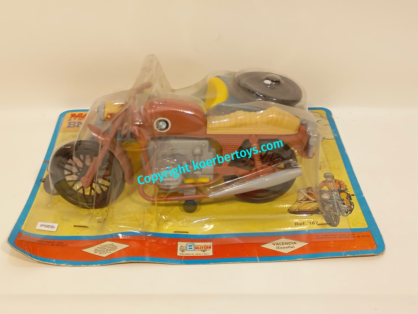Bullycan Valencia BMW R750 Motorrad mit Seitenwagen Nr 167 im Originalkarton