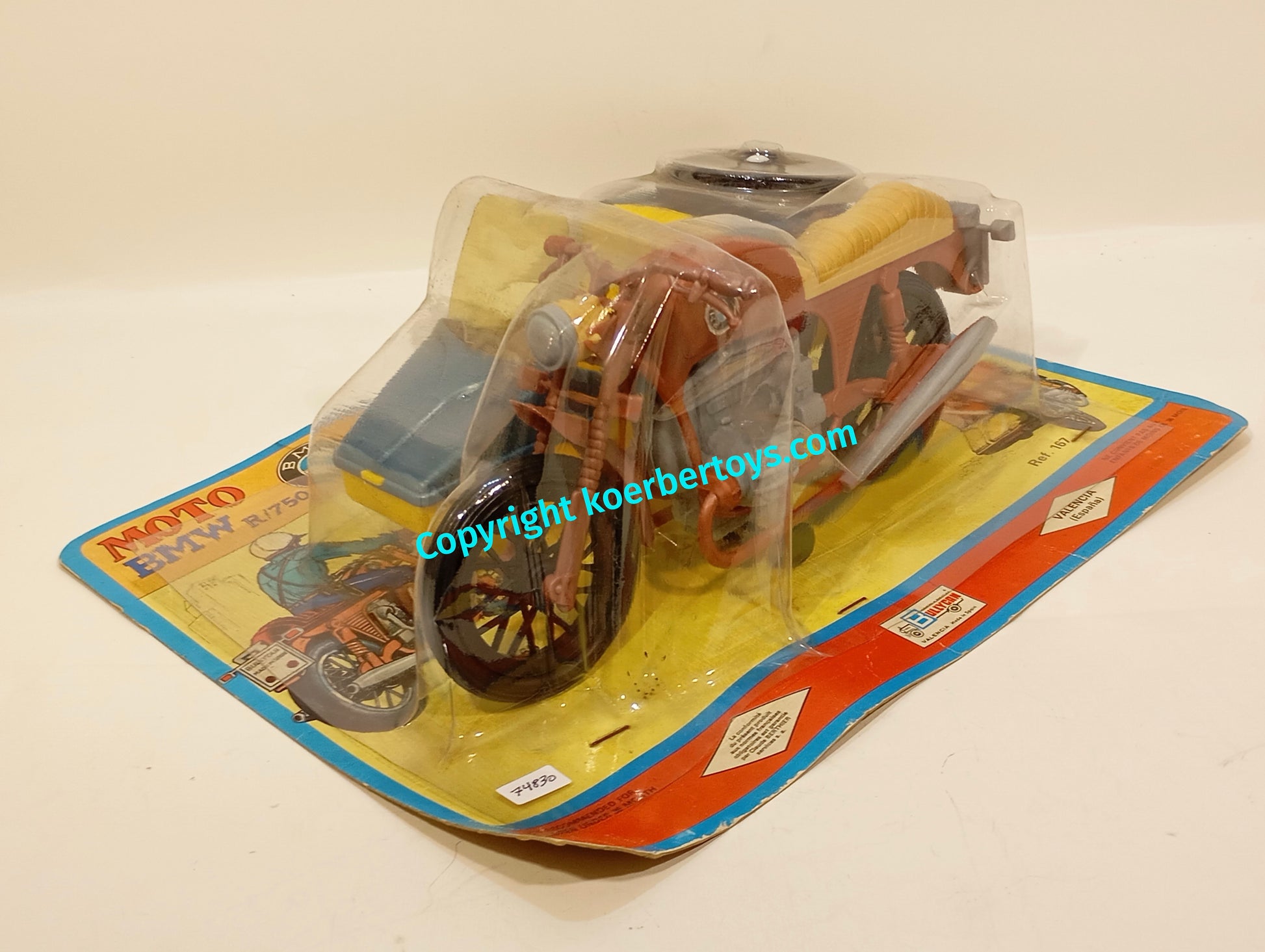 Bullycan Valencia BMW R750 Motorrad mit Seitenwagen Nr 167 im Originalkarton