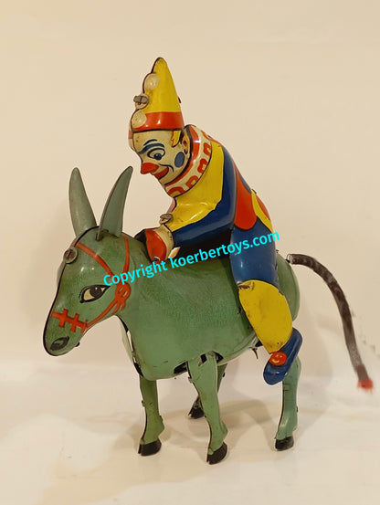 B und S Esel mit Clown im Originalkarton