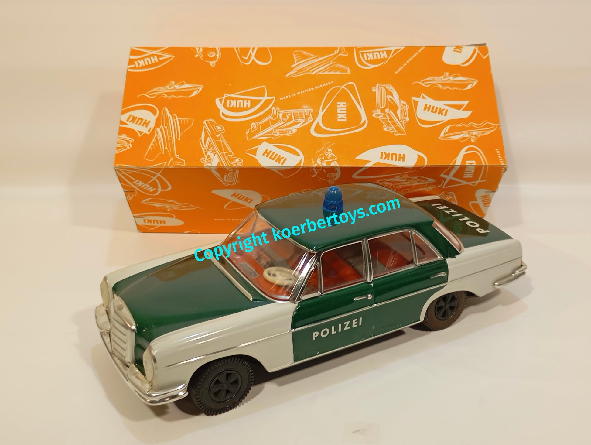 HUKI Mercedes Benz Polizei 280 SE im Originalkarton