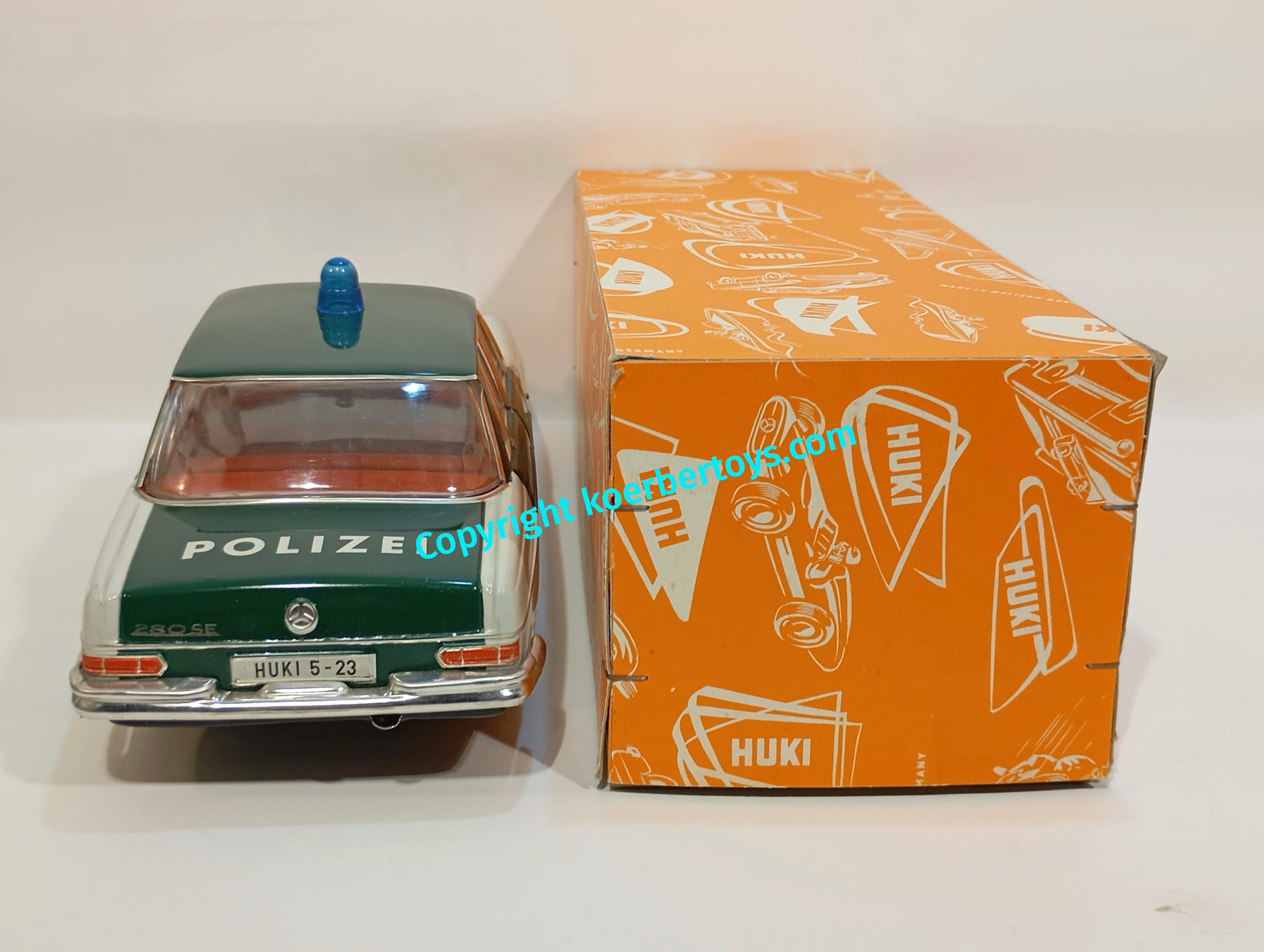 HUKI Mercedes Benz Polizei 280 SE im Originalkarton