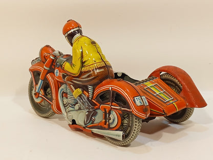 Tippco Motorrad mit Seitenwagen Nummer 58