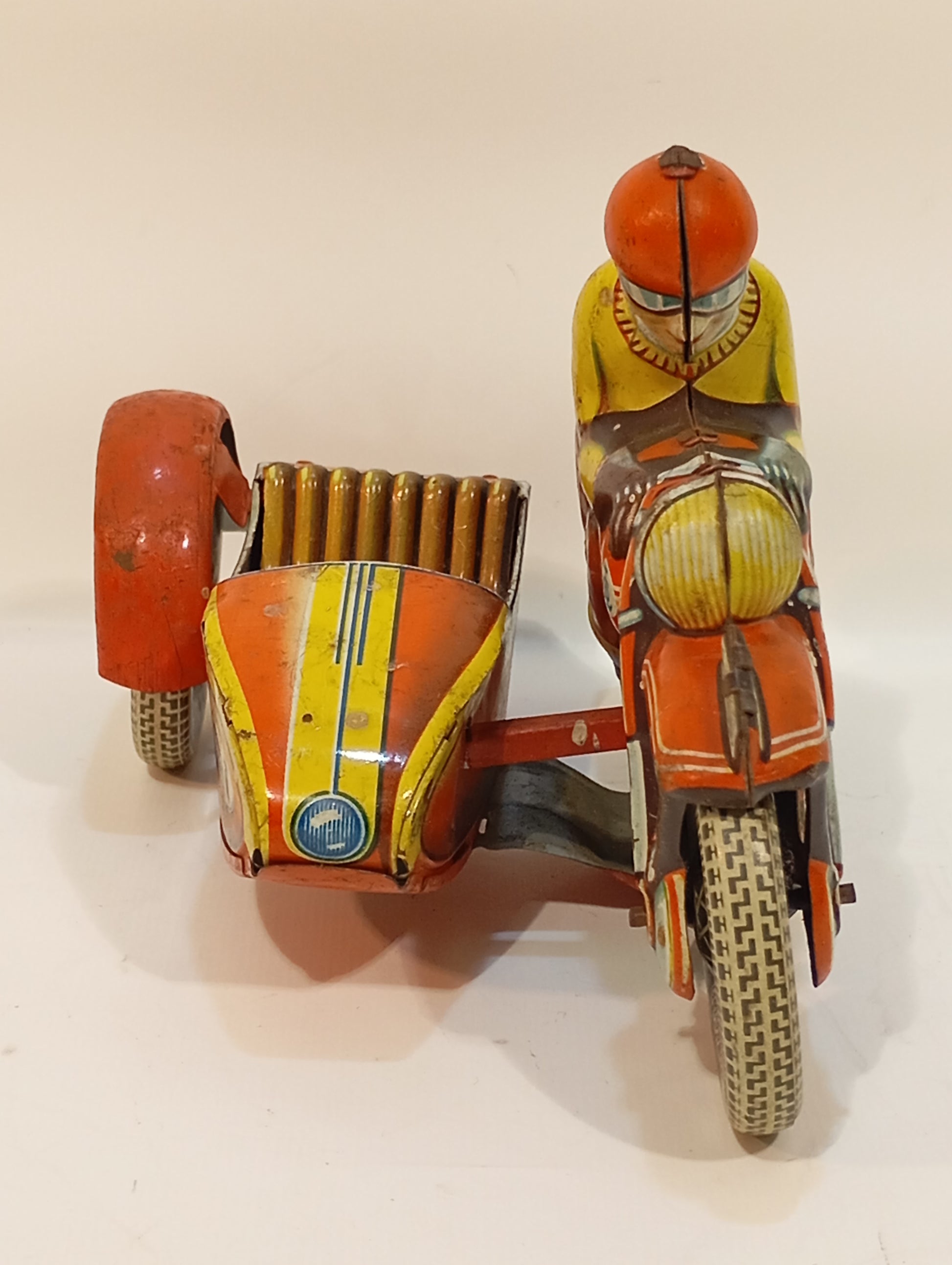 Tippco Motorrad mit Seitenwagen Nummer 58