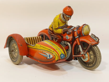 Tippco Motorrad mit Seitenwagen Nummer 58