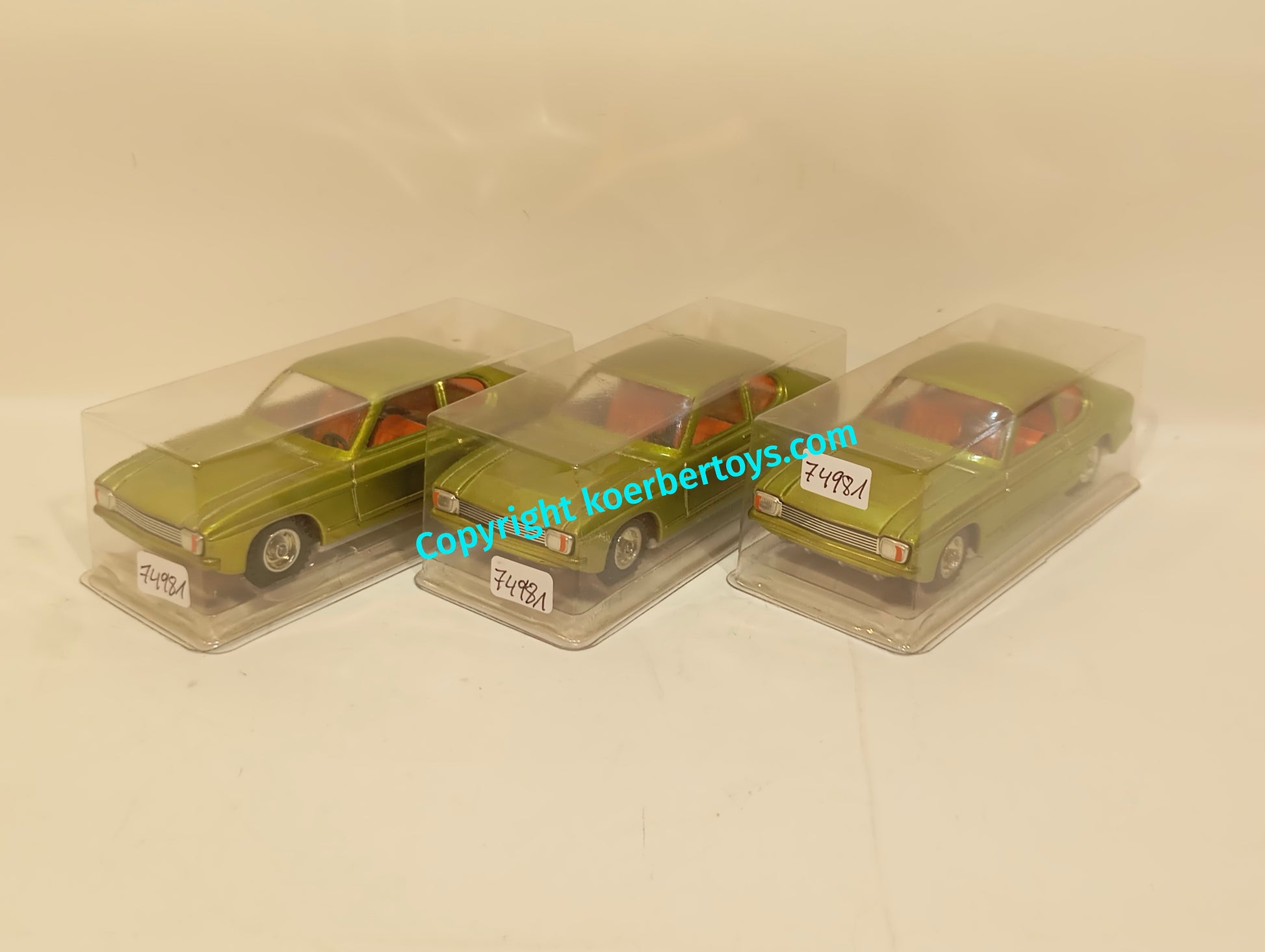 Kellermann drei Ford Capri 438 Lagerfund im Originalkarton