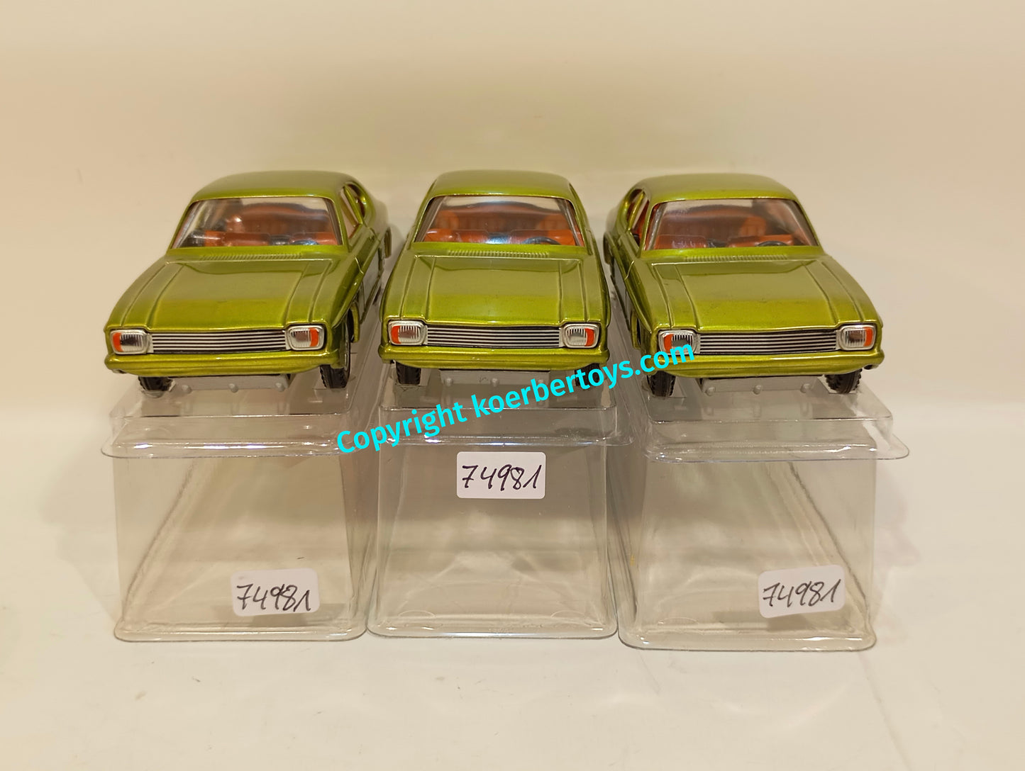 Kellermann drei Ford Capri 438 Lagerfund im Originalkarton
