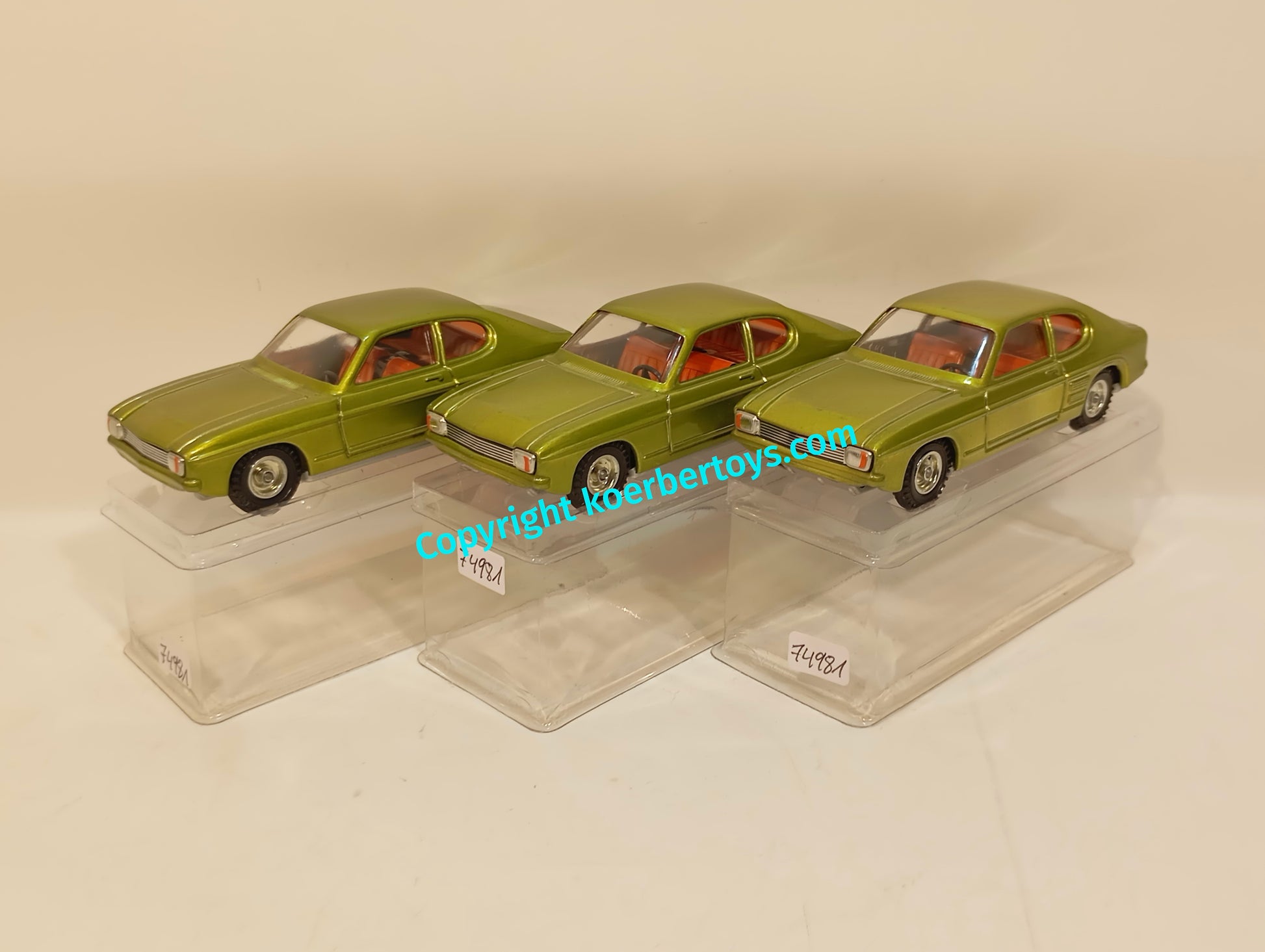 Kellermann drei Ford Capri 438 Lagerfund im Originalkarton