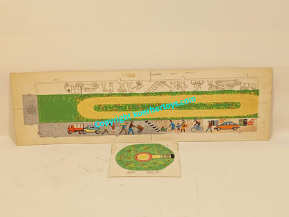 Arnold Handbemalter Musterzimmer Entwurf Bodenplatte