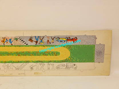 Arnold Handbemalter Musterzimmer Entwurf Bodenplatte