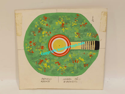 Arnold Handbemalter Musterzimmer Entwurf Bodenplatte