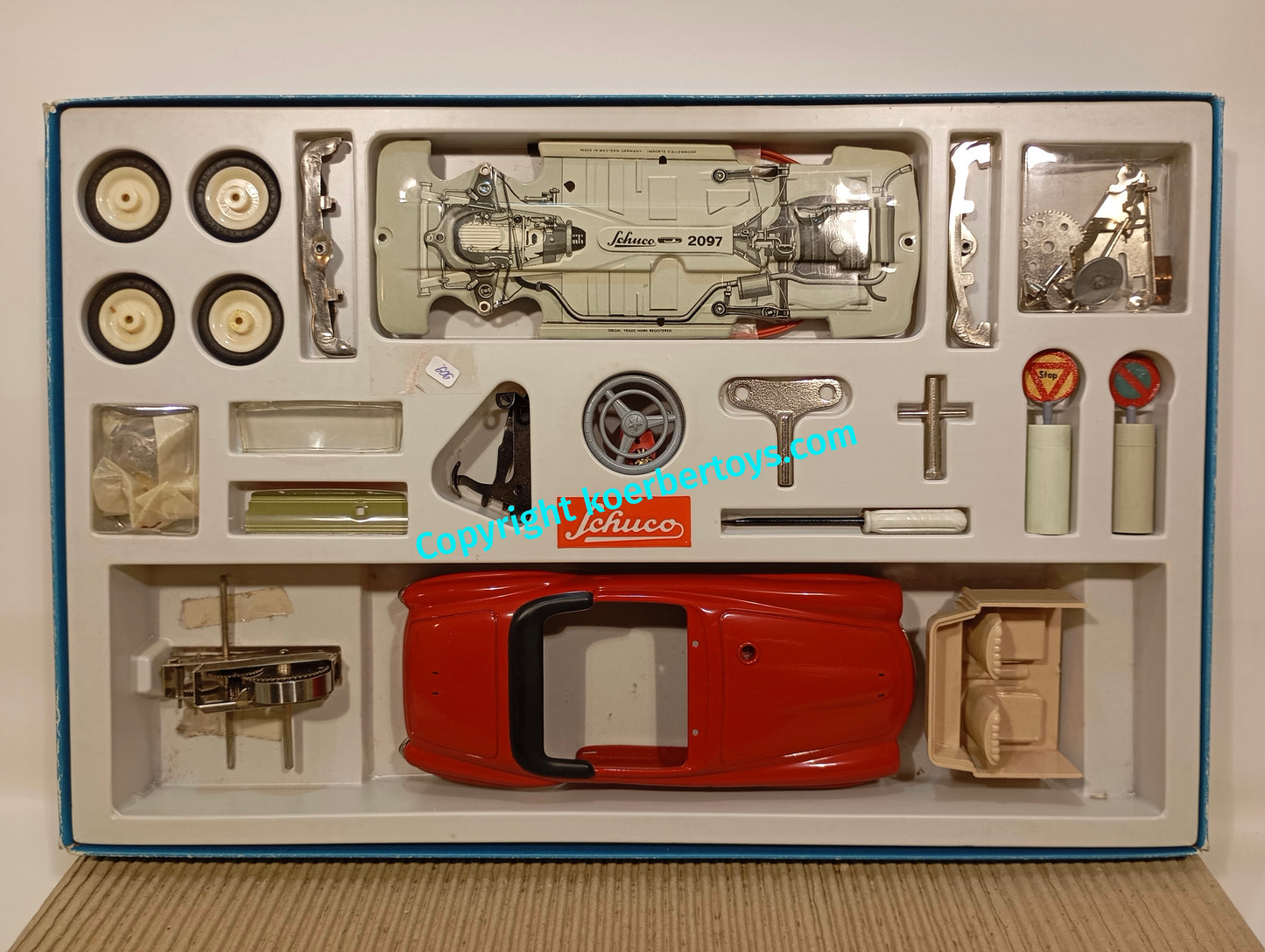 Schuco 2097 Bausatz MB190 SL Nitribit im Originalkarton