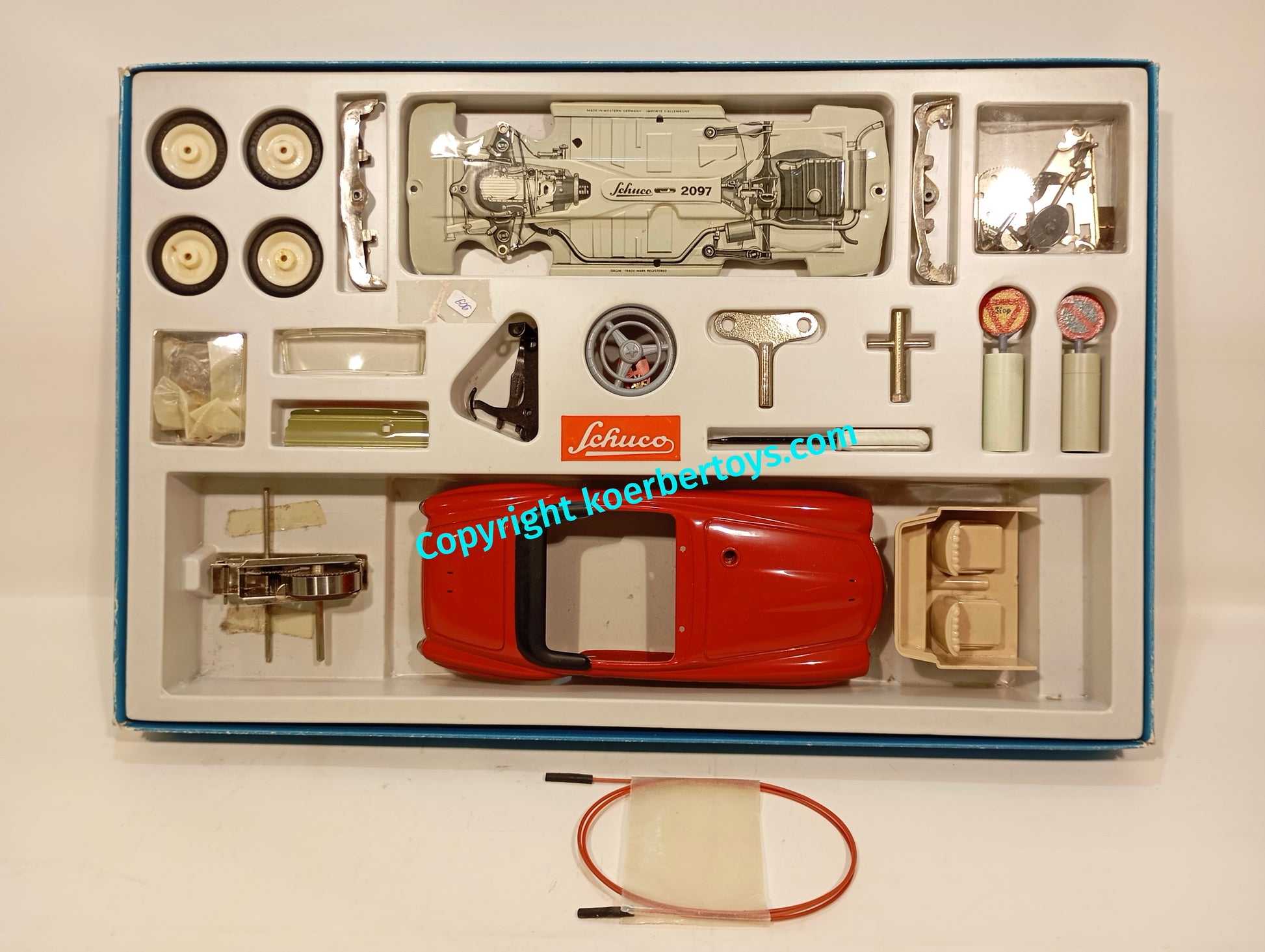 Schuco 2097 Bausatz MB190 SL Nitribit im Originalkarton