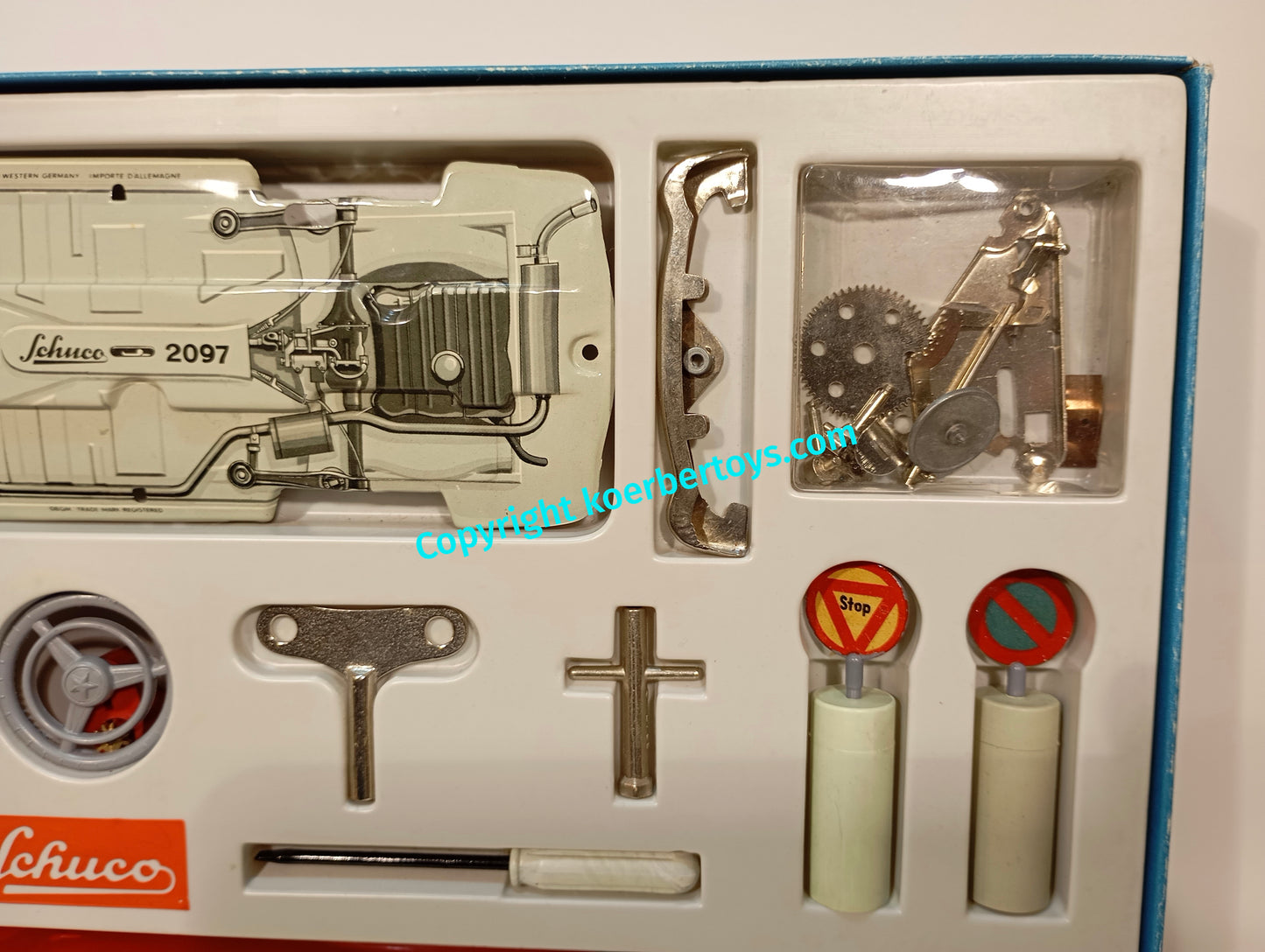 Schuco 2097 Bausatz MB190 SL Nitribit im Originalkarton