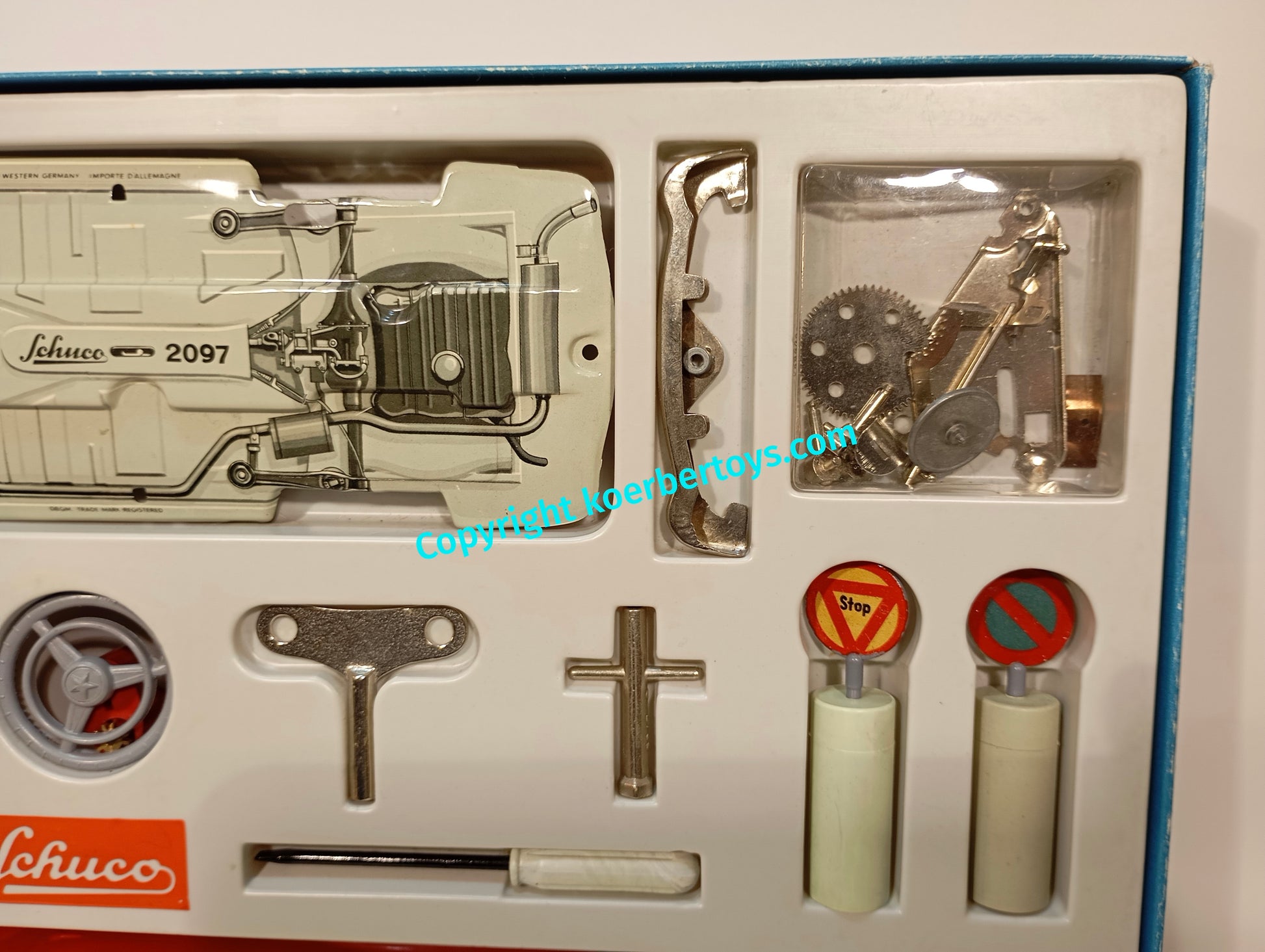 Schuco 2097 Bausatz MB190 SL Nitribit im Originalkarton