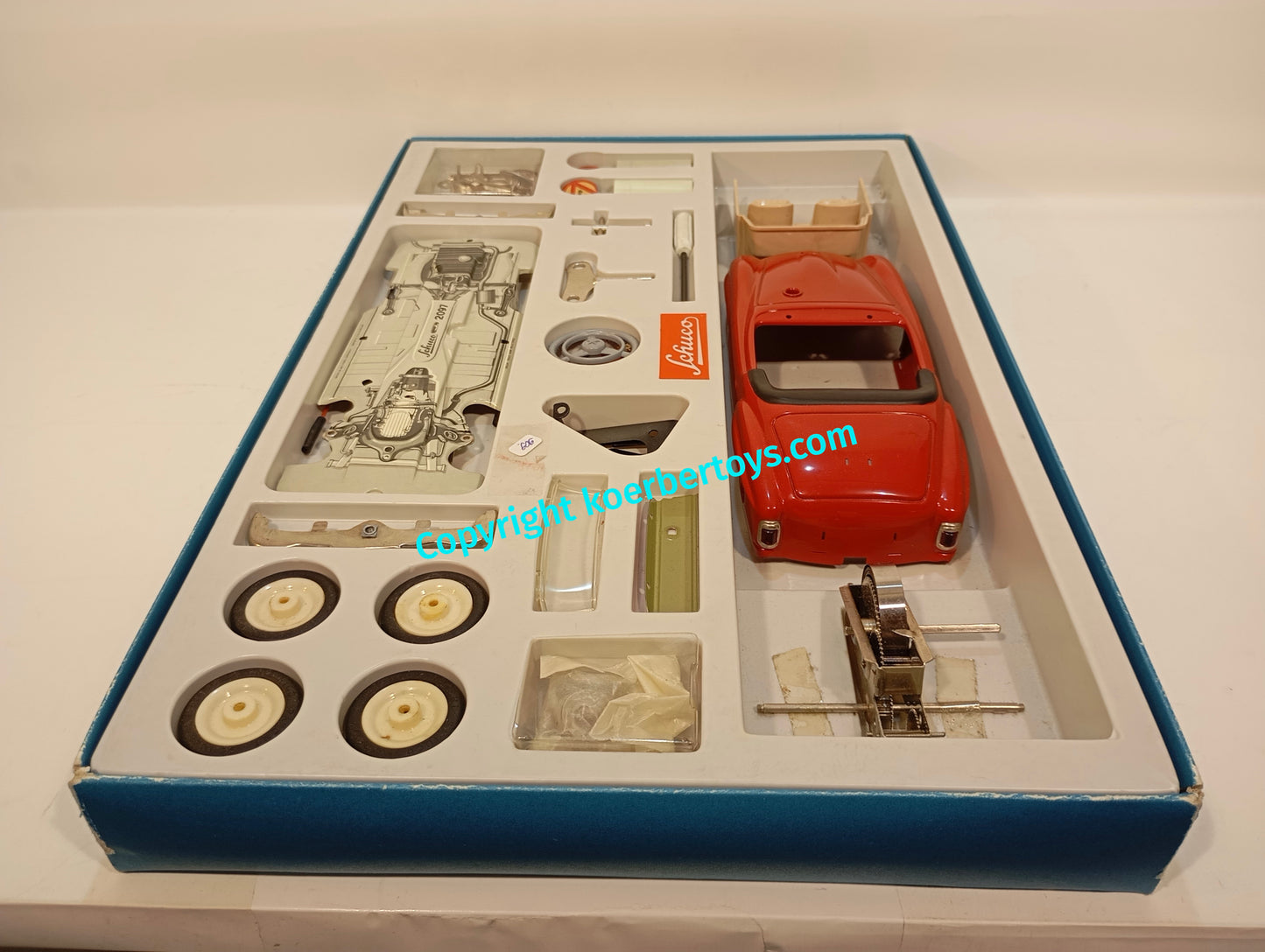 Schuco 2097 Bausatz MB190 SL Nitribit im Originalkarton