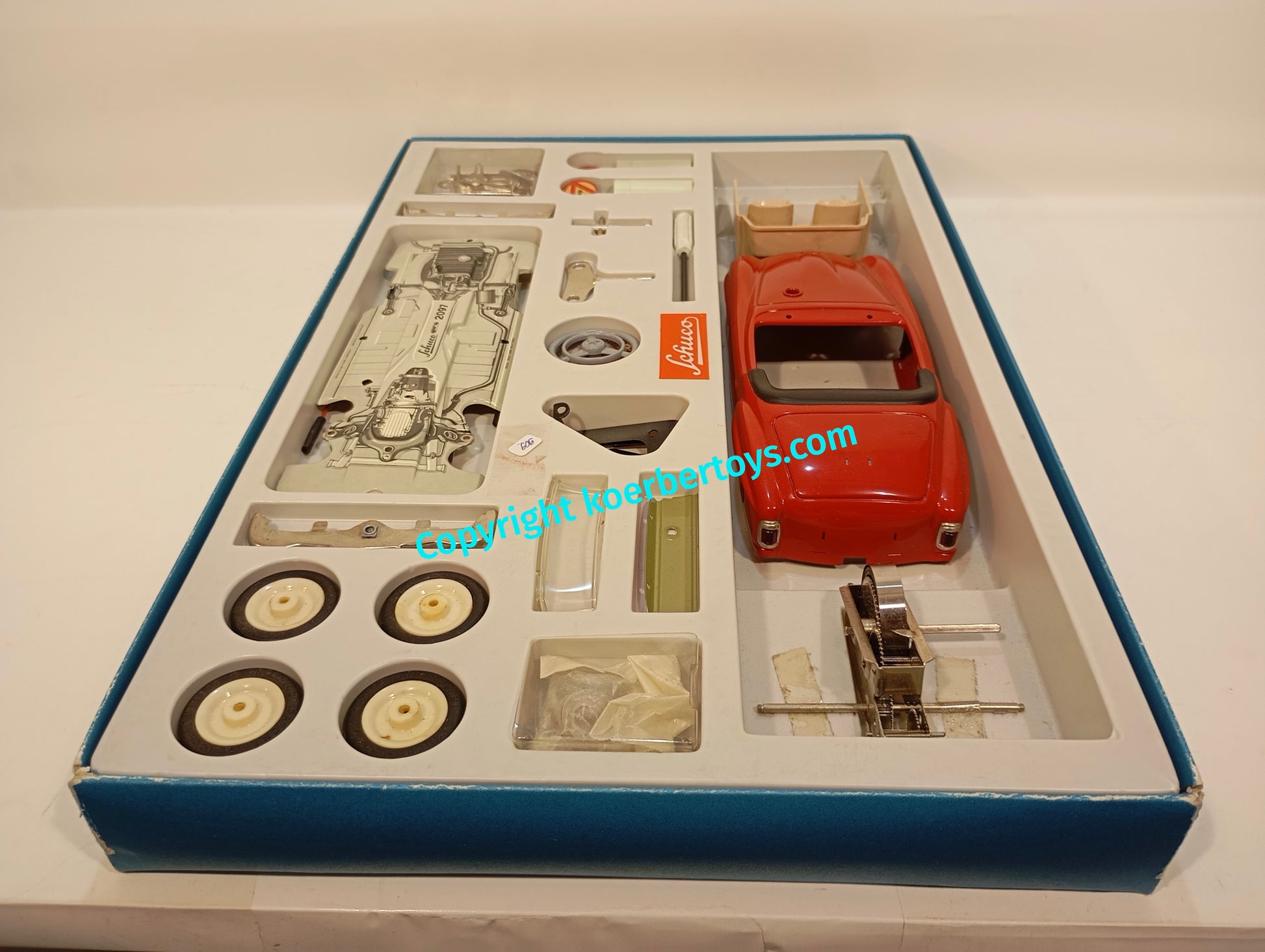 Schuco 2097 Bausatz MB190 SL Nitribit im Originalkarton