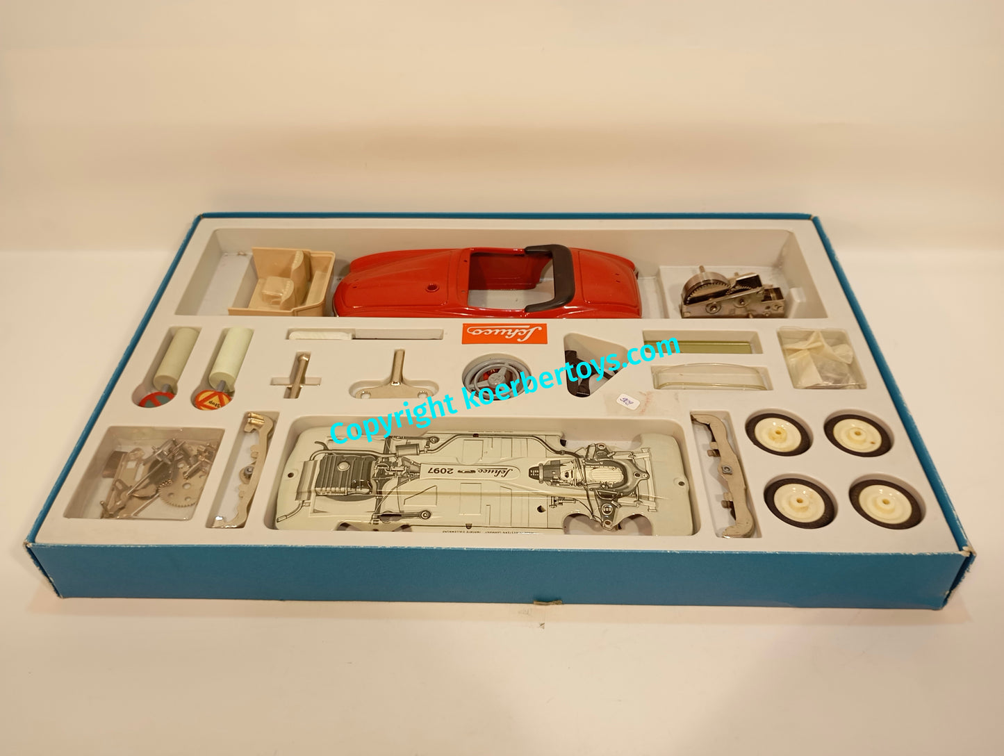 Schuco 2097 Bausatz MB190 SL Nitribit im Originalkarton