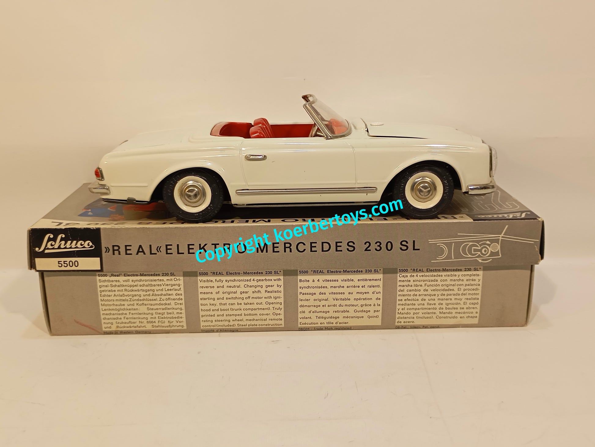 Schuco 5500 Real Mercedes Benz 230SL Pagode im Originalkarton