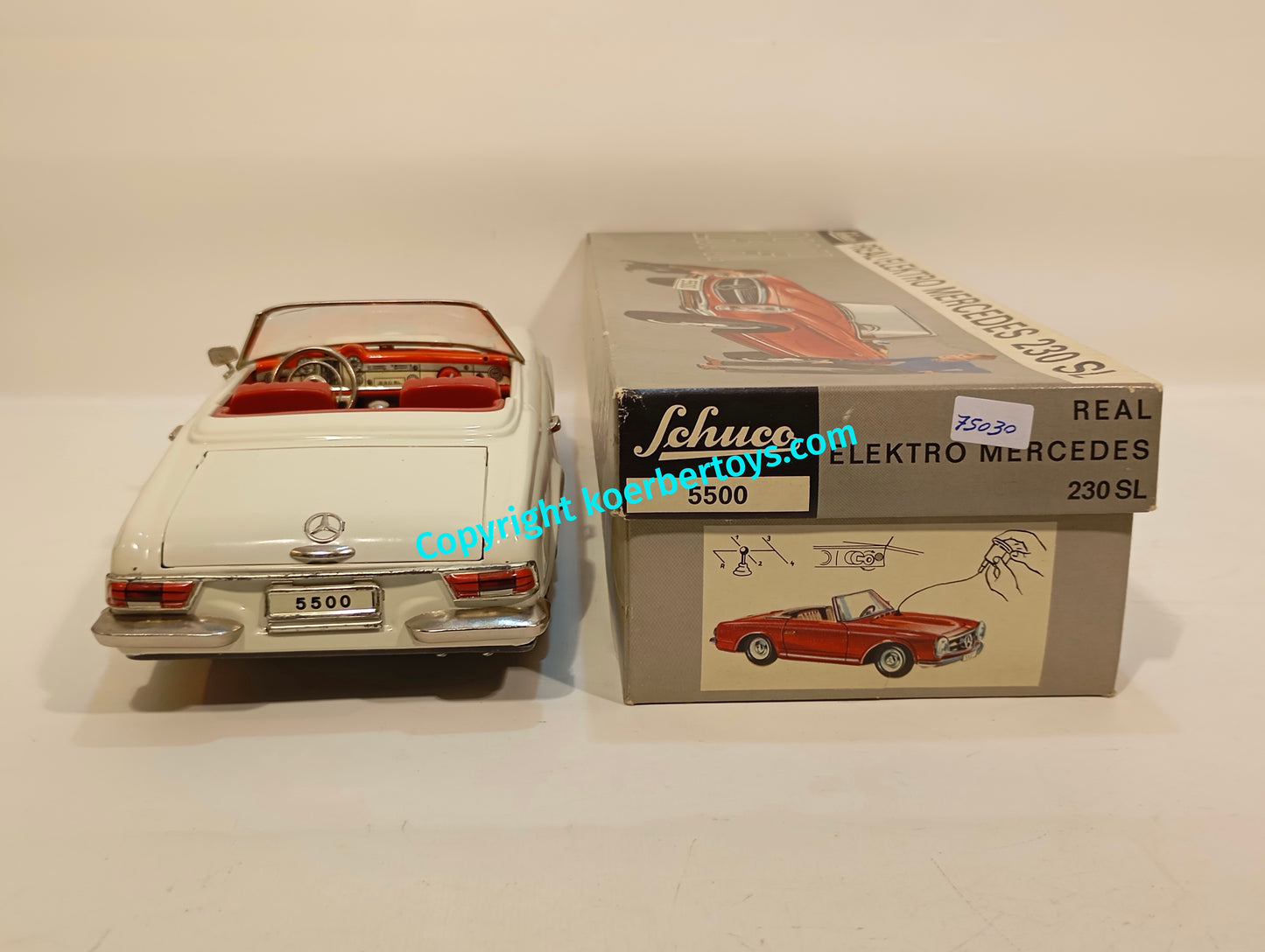 Schuco 5500 Real Mercedes Benz 230SL Pagode im Originalkarton