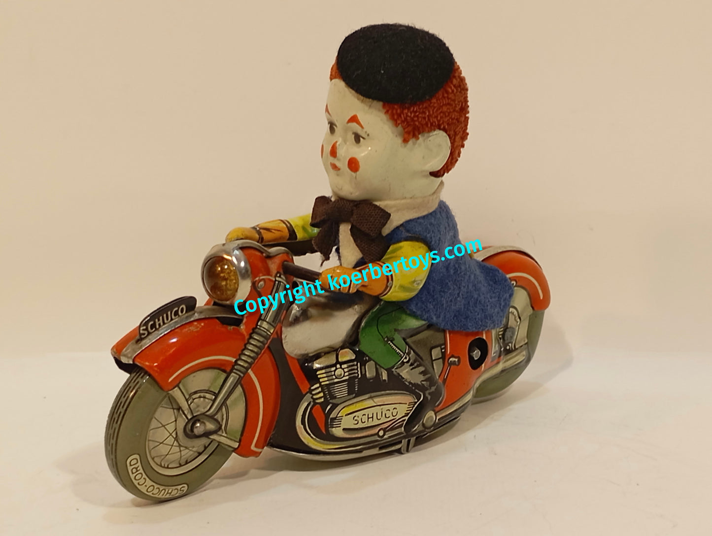 Schuco 1007 Motodrill Clown im Originalkarton