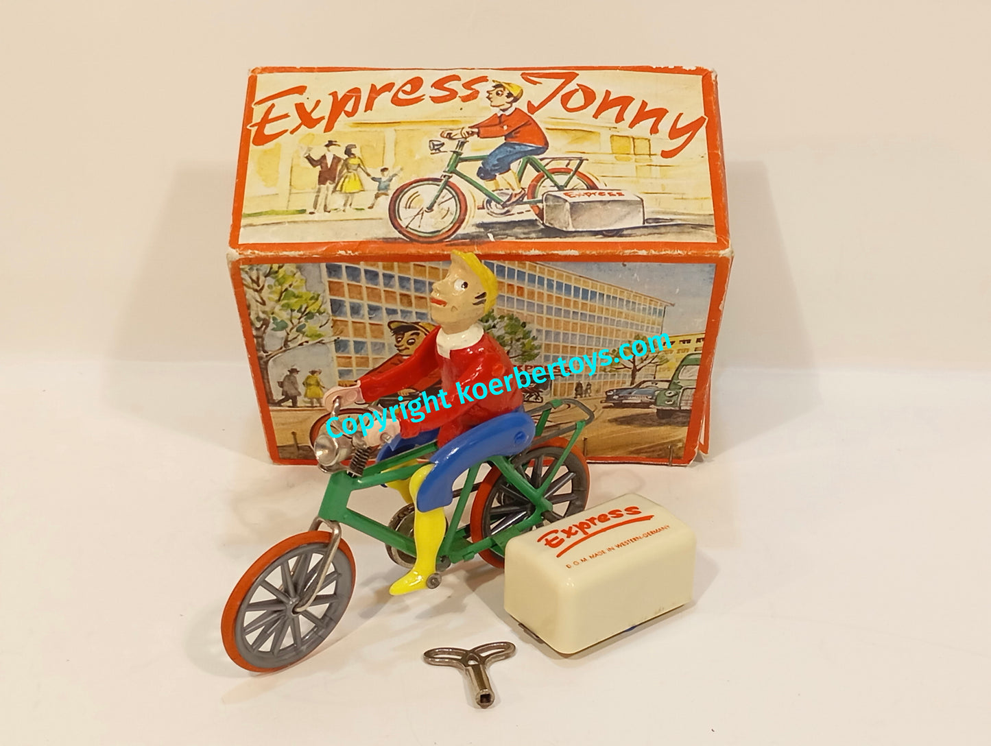 rühl express jonny der fahrrad fahrer nr 32 im originalkarton