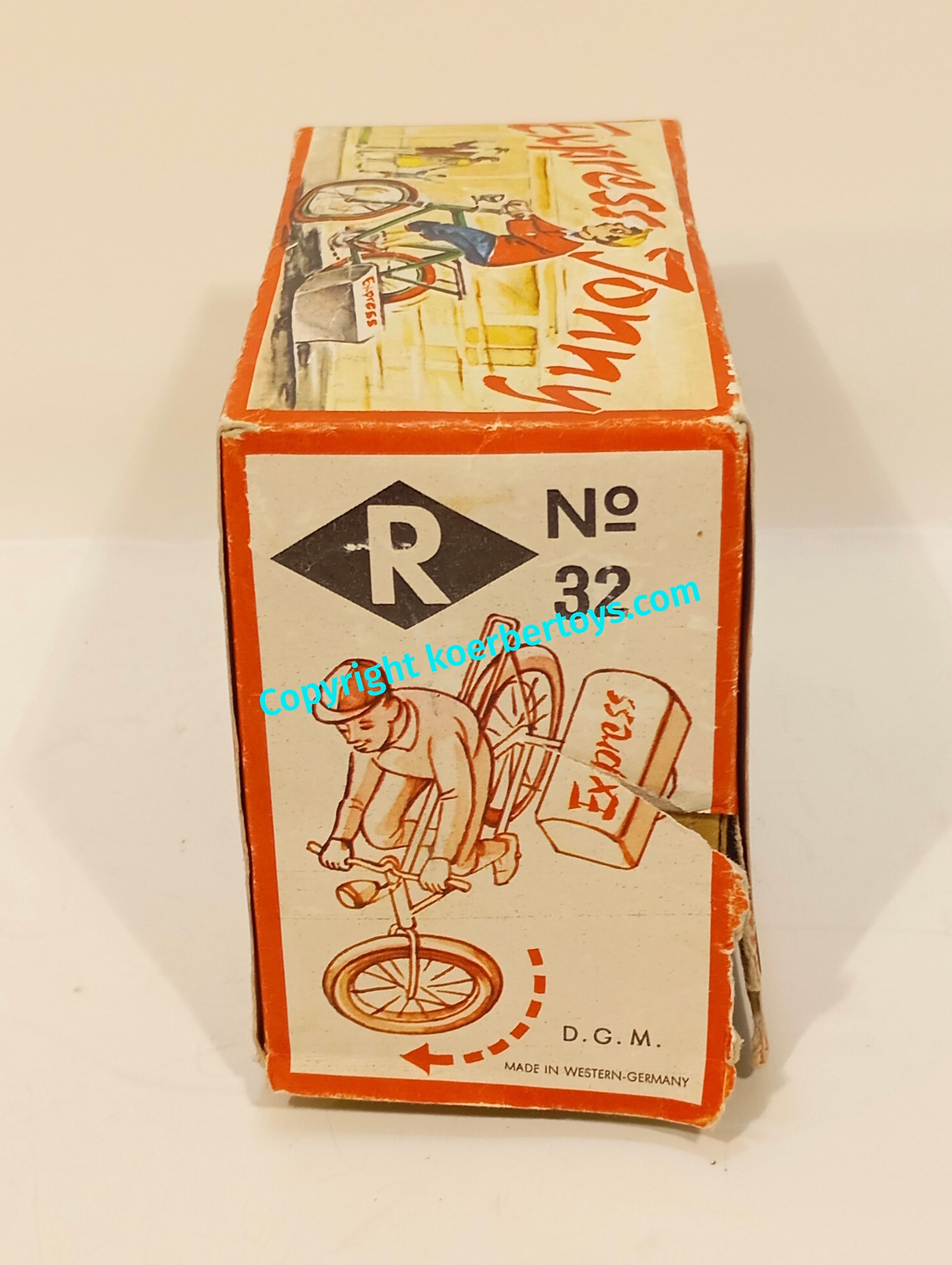rühl express jonny der fahrrad fahrer nr 32 im originalkarton