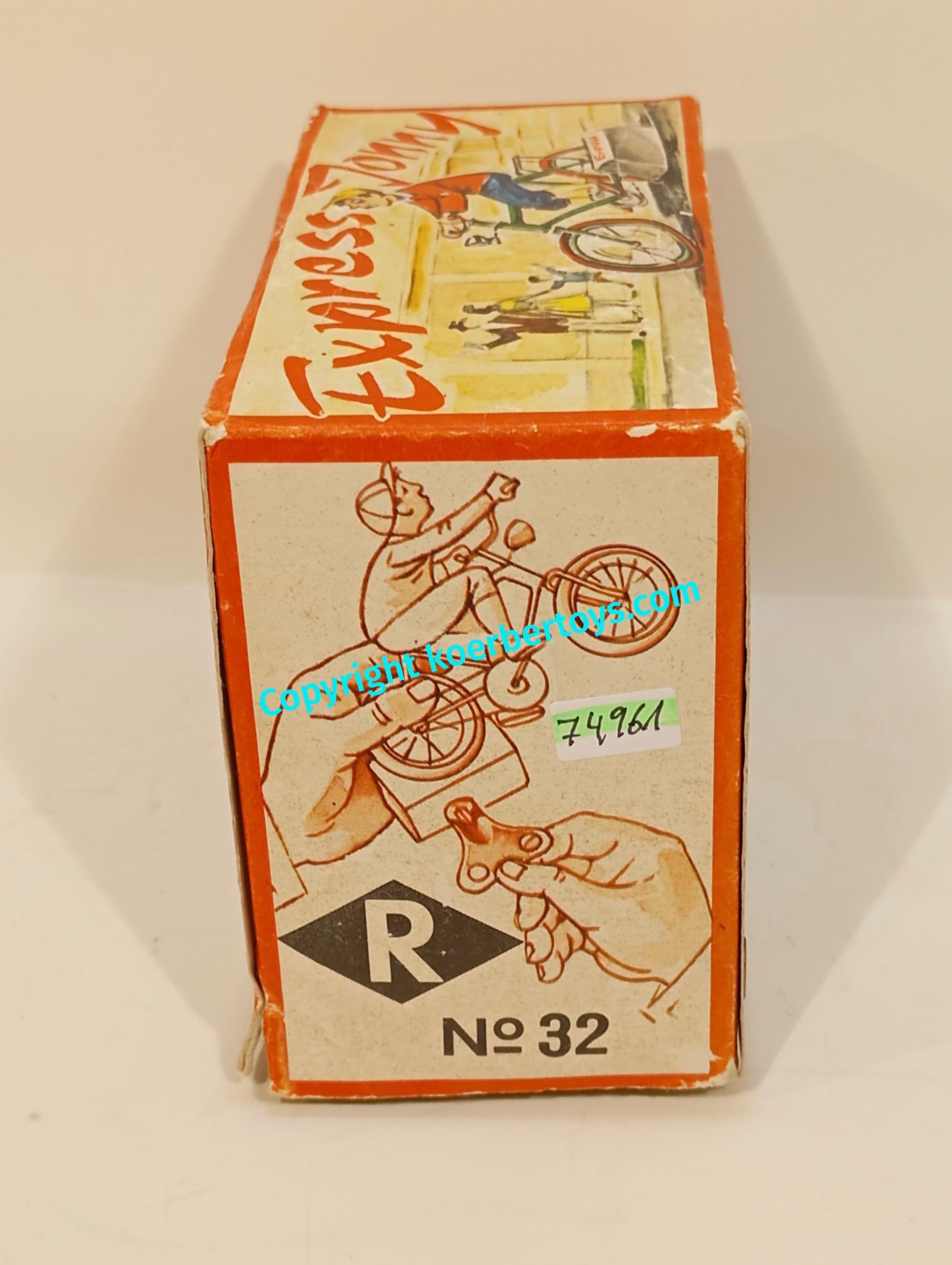 rühl express jonny der fahrrad fahrer nr 32 im originalkarton