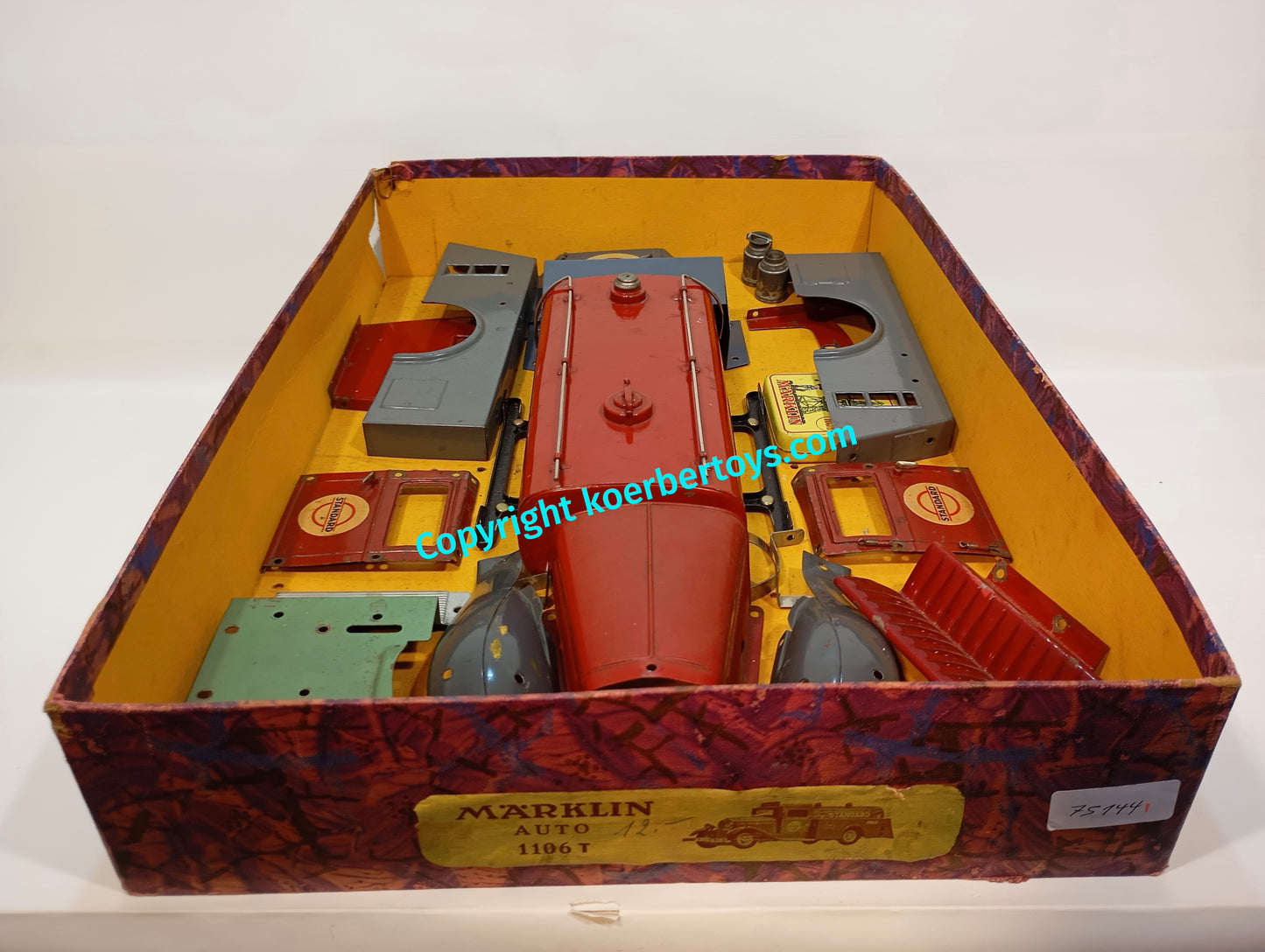 Märklin Baukasten Standard Tankwagen 1106T im Originalkarton