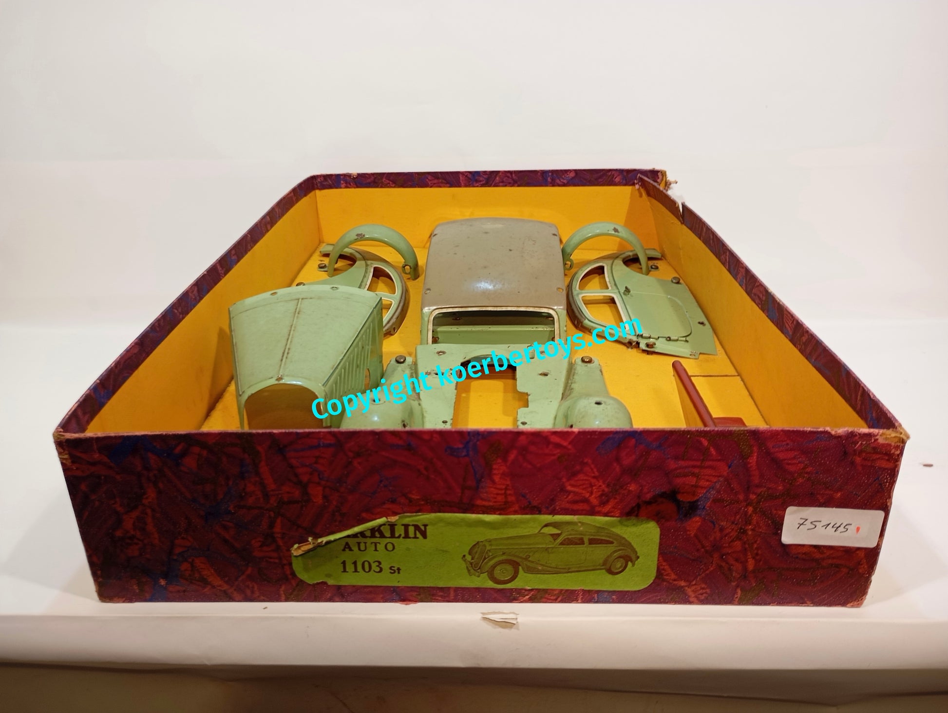 Märklin Stromlinien Baukasten 1103 ST im Originalkarton