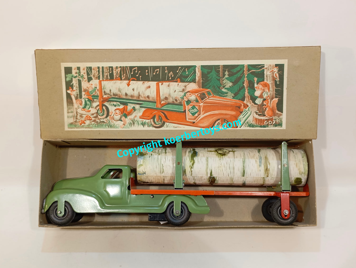 Gescha Musik LKW Nummer 607 im Originalkarton