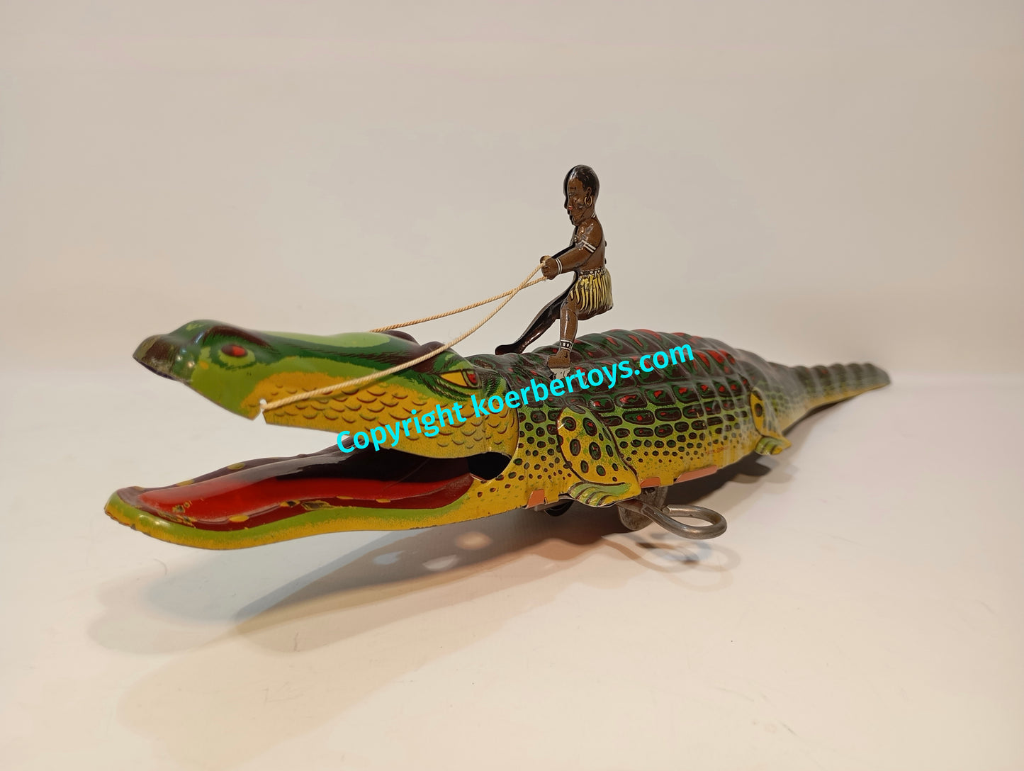 technofix krokodil 208m mit afrikanischer figur