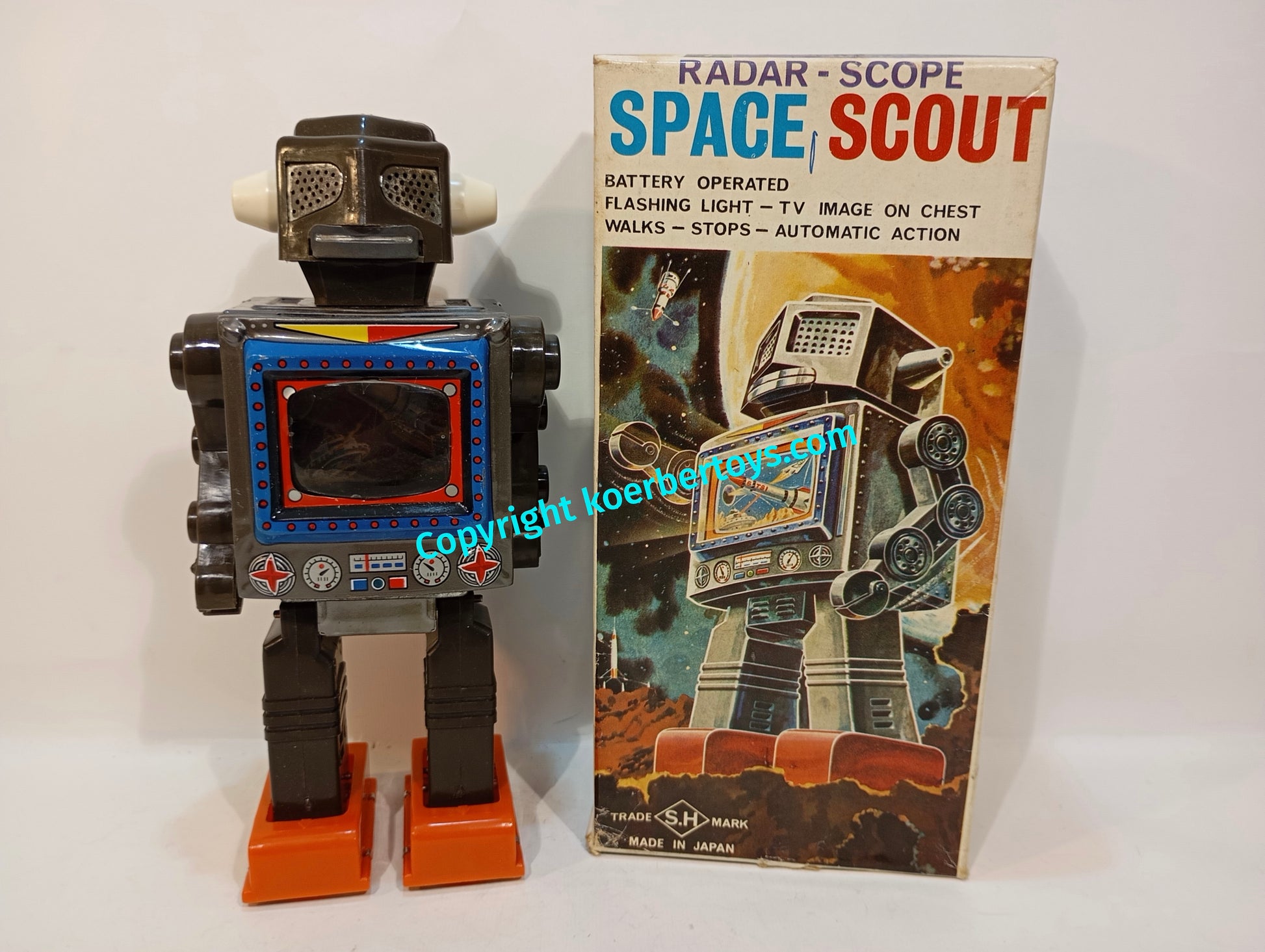 SH Radar Scope Space Scout Roboter im Originalkarton