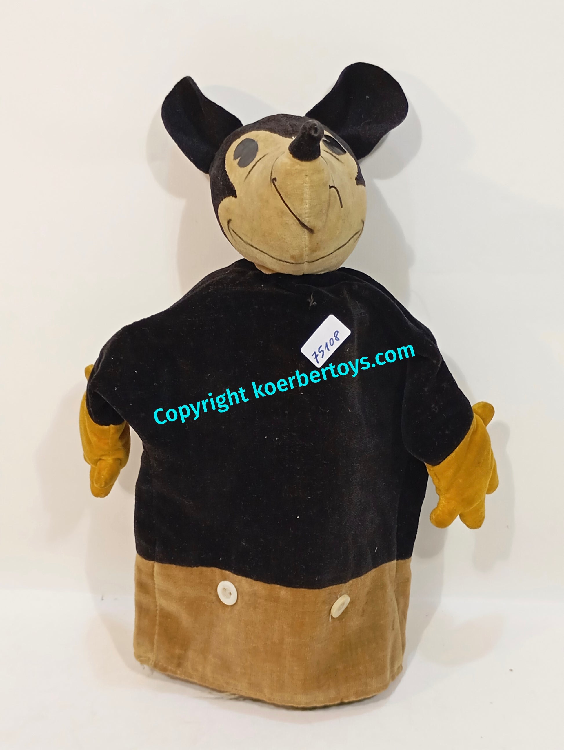 Steiff Micky Maus Handpuppe 1930er Jahre