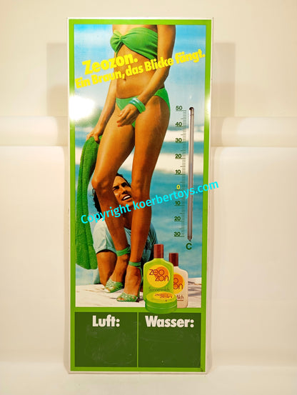 Blechschild Zeozon Thermometer