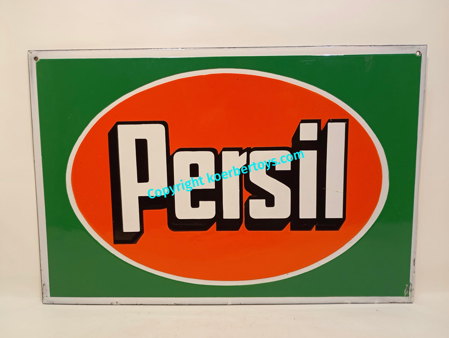 Emailschild Persil beidseitig