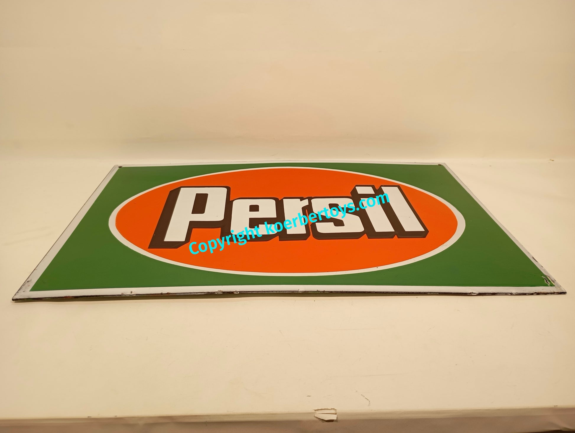 Emailschild Persil beidseitig