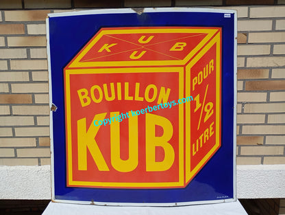 Emailschild Kub Bouillon
