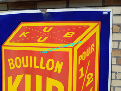 Emailschild Kub Bouillon