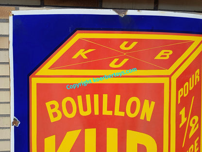 Emailschild Kub Bouillon