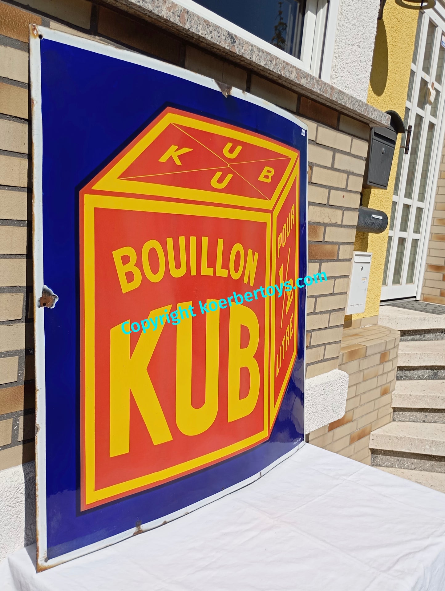Emailschild Kub Bouillon