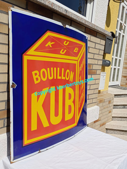 Emailschild Kub Bouillon