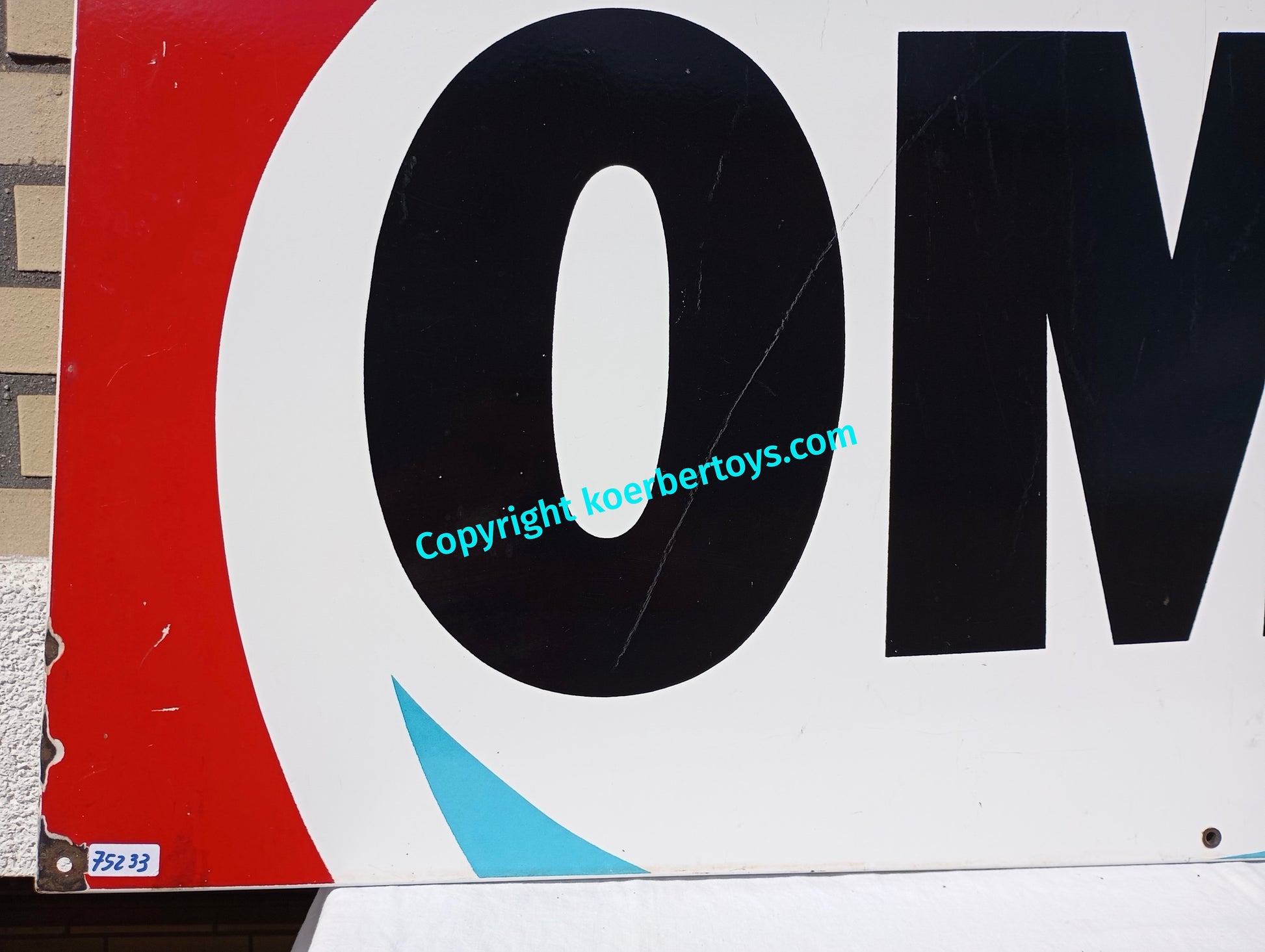 Emailschild OMO Waschmittel