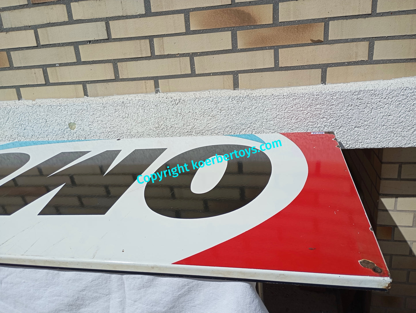 Emailschild OMO Waschmittel
