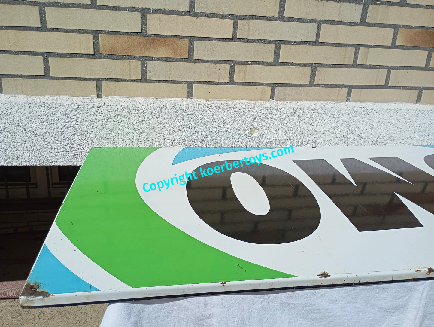 Emailschild OMO Waschmittel